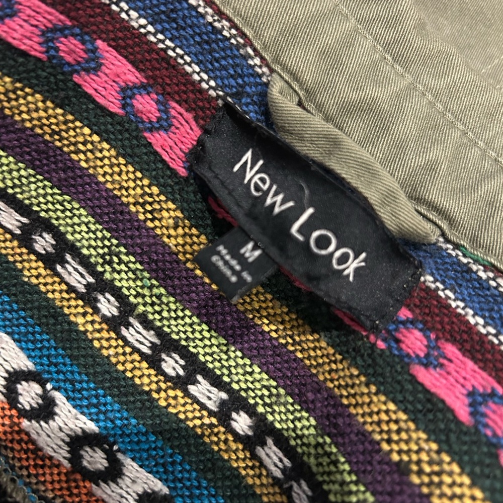 New Look Boho Drawstring Military Jacket - Picture 3 of 8